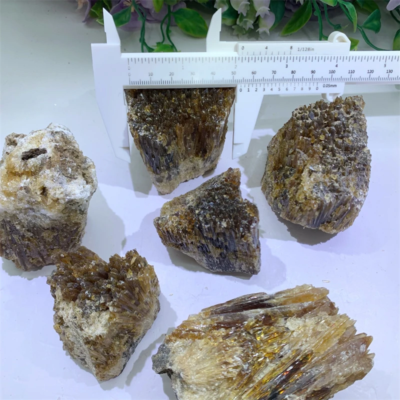 Wholesale Crystal Crafts unique spiritual products Amber calcite specimen For gifts