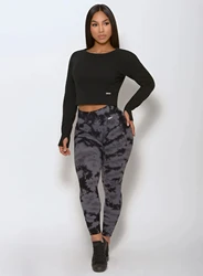 Bless 2022 new arrivals womens yoga sets unique elastic elastic fitness sports wear suits clothes thin yoga sets