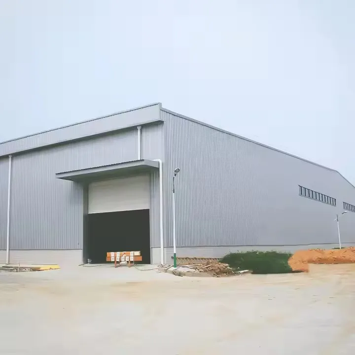 Industrial Steel Workshop Design Prefabricated Building Large Scale Steel Structure Warehouse Sandwich Panel Wall And Roof