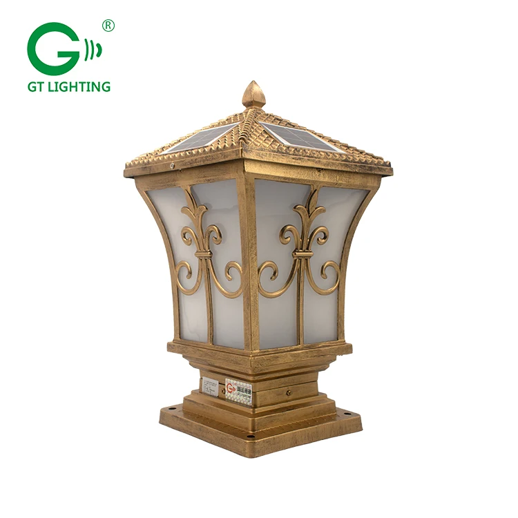 
High quality outdoor backyad waterproof 1w 3w post gate solar led pillar lamp 