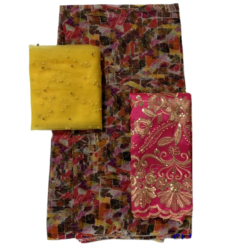 Lisami New arrivals on sale style 2yard net+2yards +3.5yards swiss cotton soft and light  Rayon soft voile cotton lace fabric