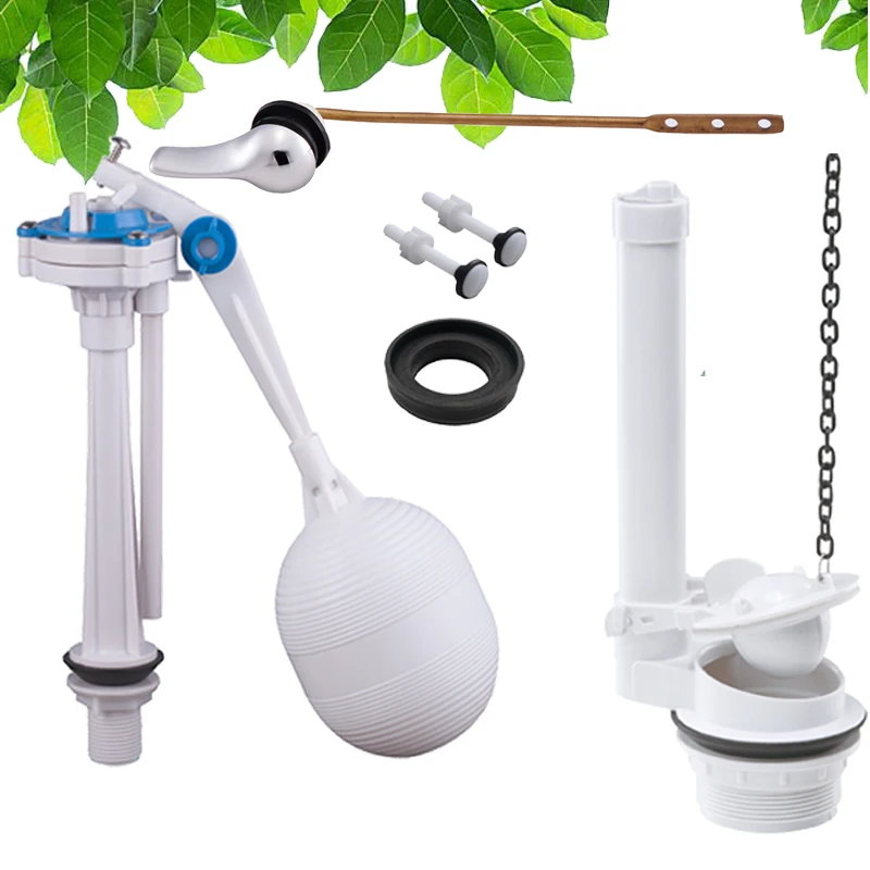 Toilet tank Mechanism Float Inlet Valve Adjustable Anti Siphon Fill Flush