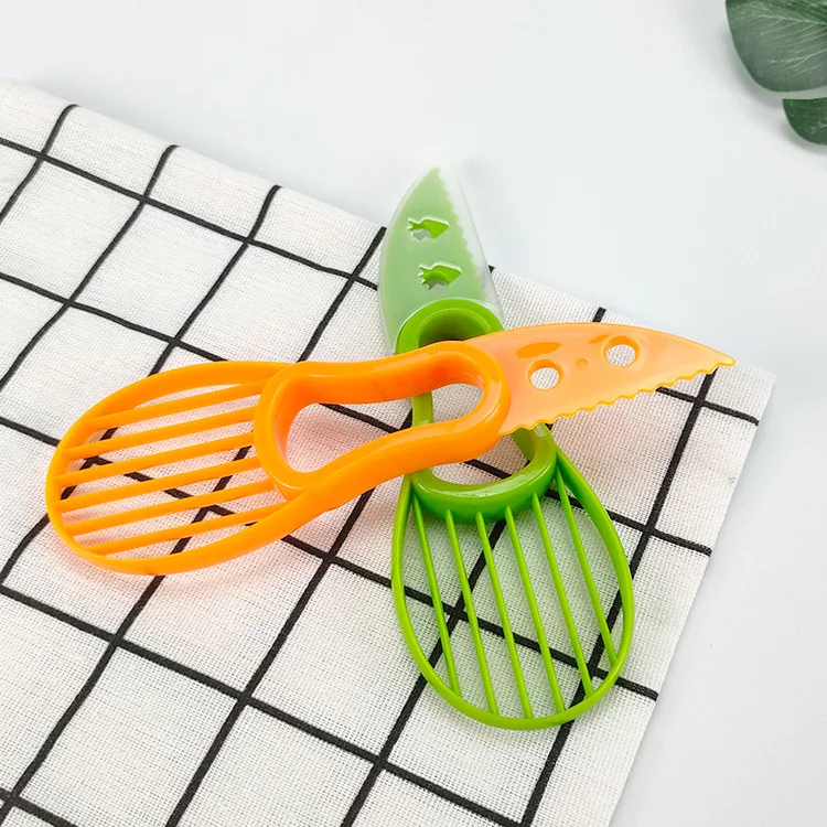 3 In 1 Avocados Peeler Kiwi Berry Cutter Vegetable Slicer Fruit Separator Help Gadgets Kitchen Tools