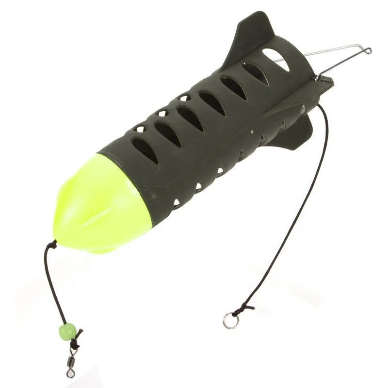Carp Fishing Large Rocket Spod Bomb Fishing Feeder Pellet Bait Thrower Feeder Bait Holder Fishing Lure Bait Cage Trap Basket