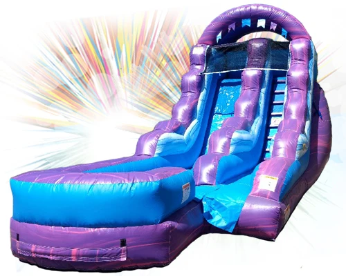 Outdoor Commercial Purple Crush Slide inflatable dry slide for party business