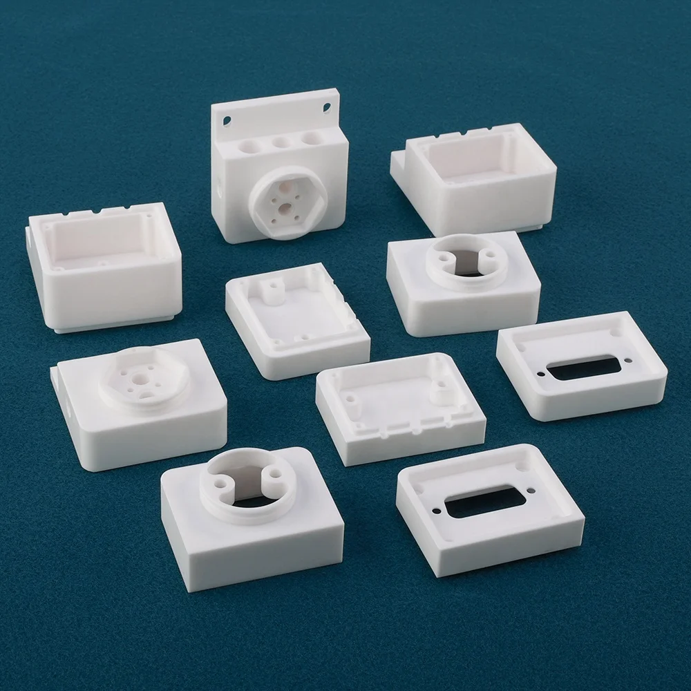 Strictly controlled CNC machining center customized teflon POM plastic parts acrylic ABS construction machinery parts