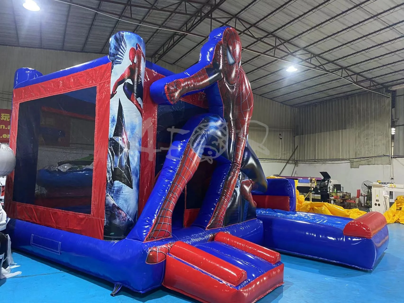 Commercial inflatable jumper bouncer  inflatable jumping bouncy castle bounce house  with slide