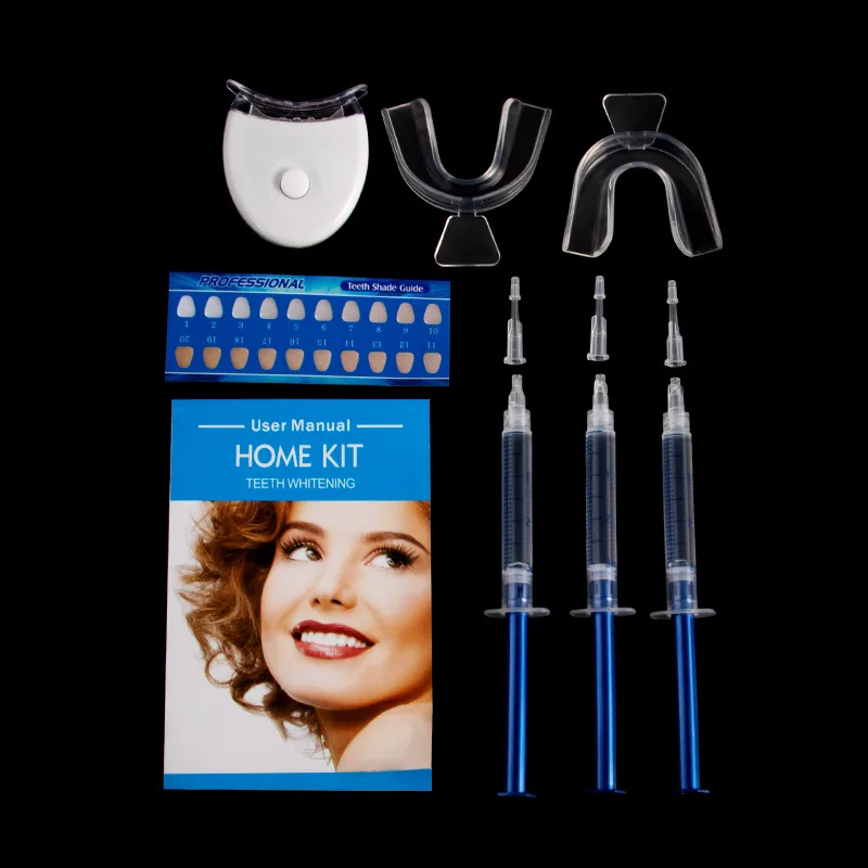 Non Peroxide Wholesale Custom Professional Teeth Whitening Kit With Blue Lights For Clinic