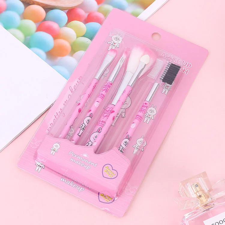Make Up Brush Katy Cat Kt Cat 5 Make Up Brush Box Portable Make Up Wholesale Hair