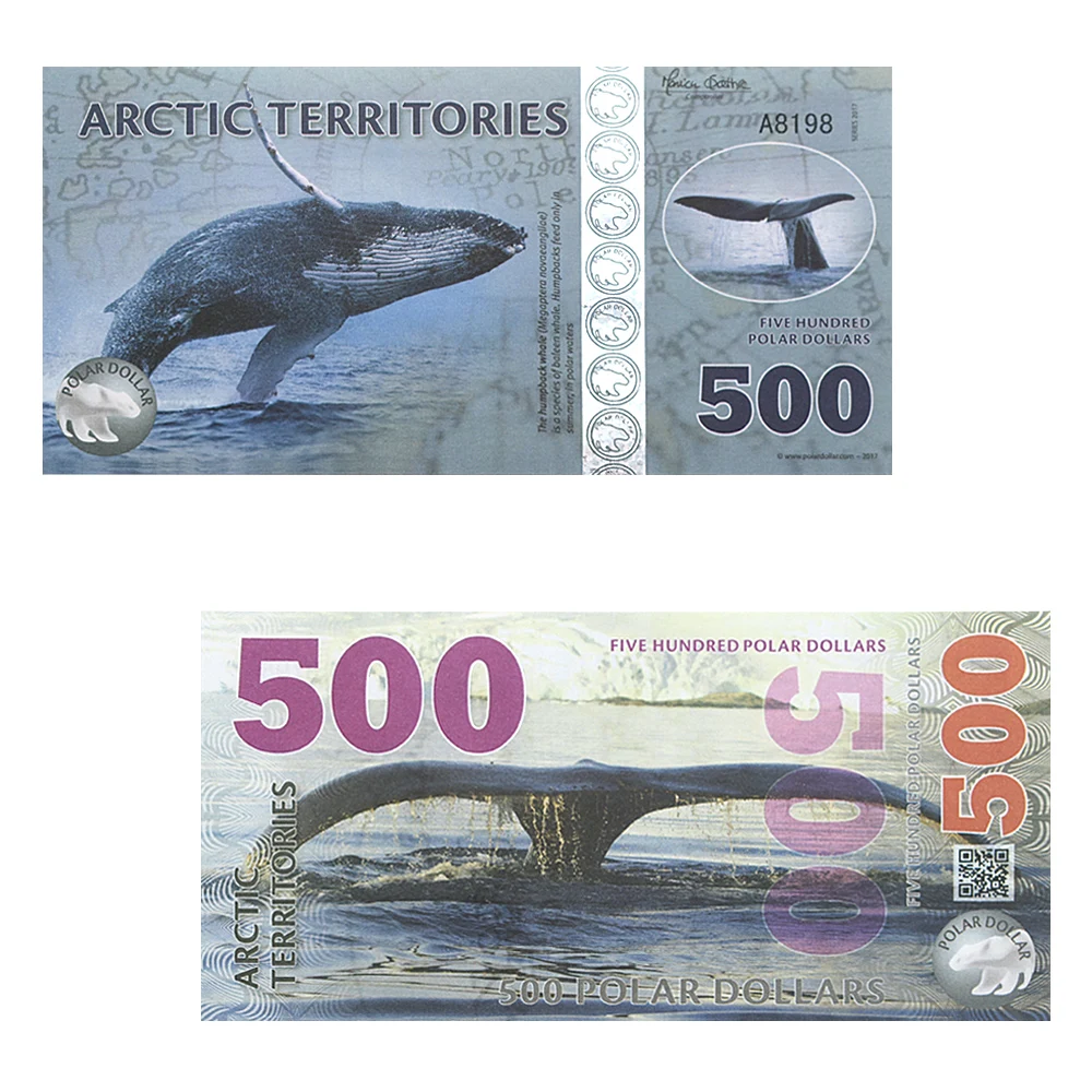 Arctic Commemorative Banknote Complete Set of 14 Different Denominations 1 2 3 5 6 8 9 10 15 25 50 100 250 500 Dollar Collection