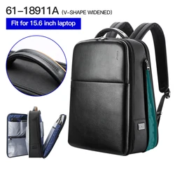 BOPAI Wholesale Business Travel Expandable Casual Bag Pack Anti Theft 15.6 Inch Men USB Charging Laptop Backpack