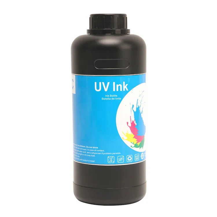 CMYK And White Neutral Hard LED Printer Ink UV For Epson Printhead Dx4 Dx6 Dx7 Dx8 Dx9 Dx10 Dx11 Print Head Printer Head