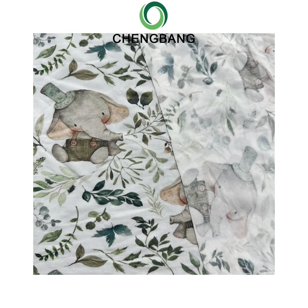 Cooling Comforter 90% Nylon 10% Spandex 170gsm Printed Nylon Spandex Fabric for Sun-protectove Clothing