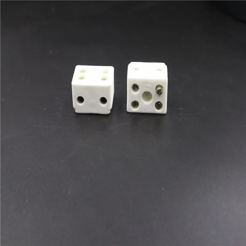 high temperature electrical steatite ceramic wire connectors with different holes