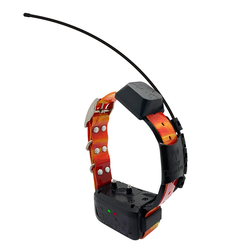 Dog Device, Tracking and Training Dog Device with Collar, Stimulation, Rugged and Water-Resistant, High-Sensitivity GPS, Orange