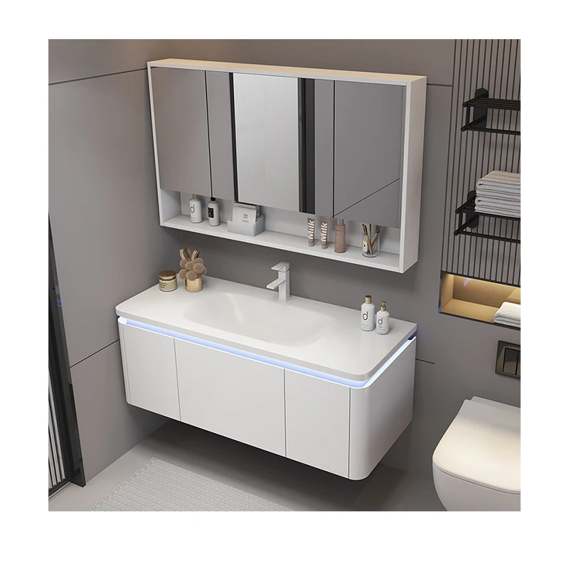 New Style Hot Export Sink Unique Waterproof Finished Bathroom Cabinets