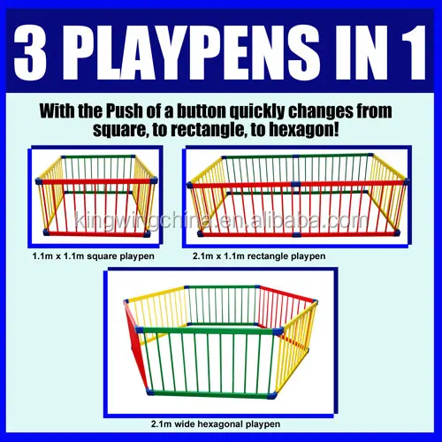 
wooden 4 sides baby playpens 
