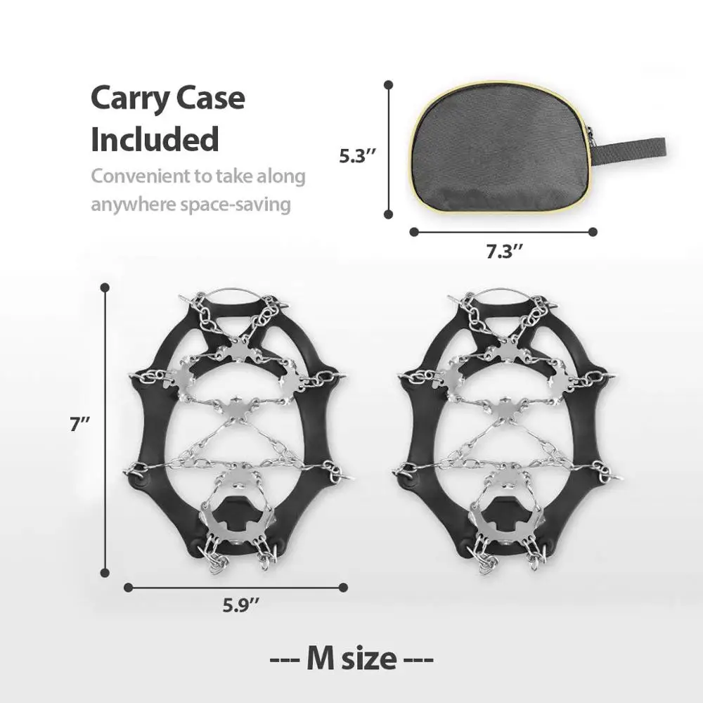 Climbing Safety Shoes Crampons Snow Ice Spikes for Shoe