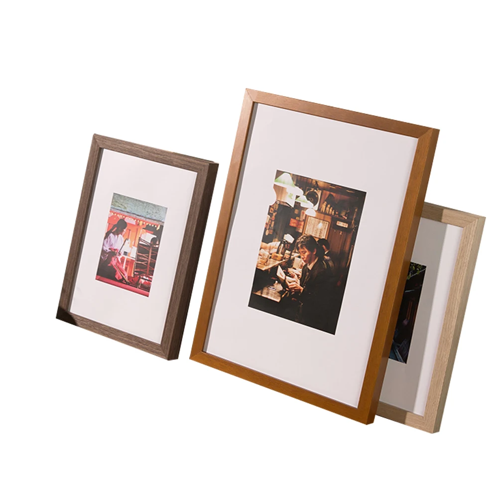 Custom European style wooden picture photo frame, home decoration wood modern picture frame