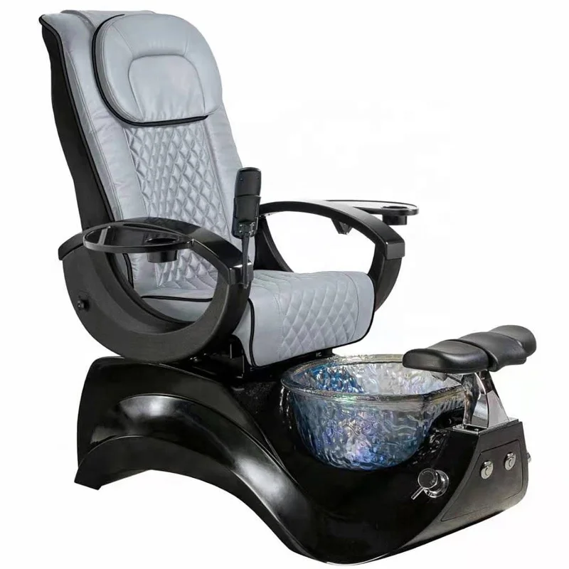 Hot Sale Luxury Pu Leather Beauty Salon Nail Pedicure Chair With Foot Spa Massage