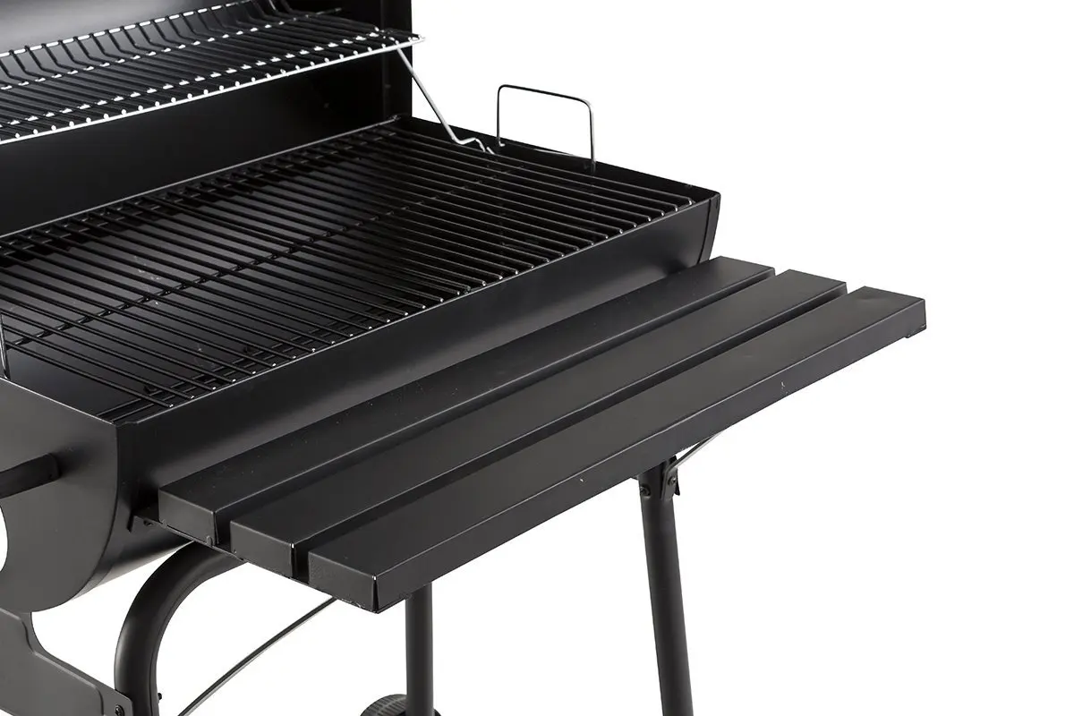 BSCI Patio Barrel Garden Smoker Grill Outdoor BBQ Charcoal