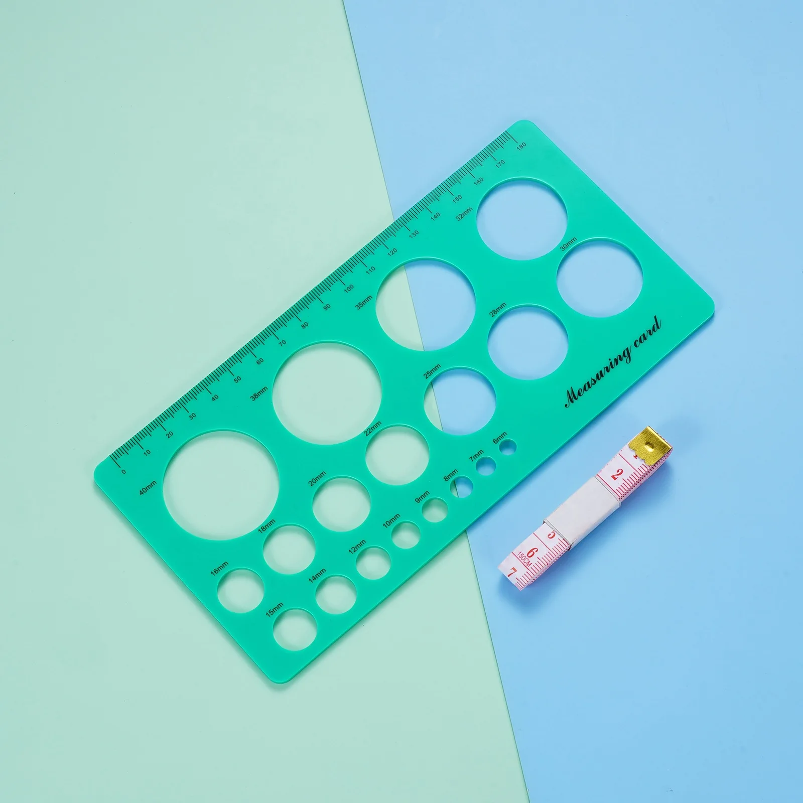 Custom Reusable Silicone Flange Nipple Measuring Ruler,Soft Silicone Flange Sizer Card For Nipples