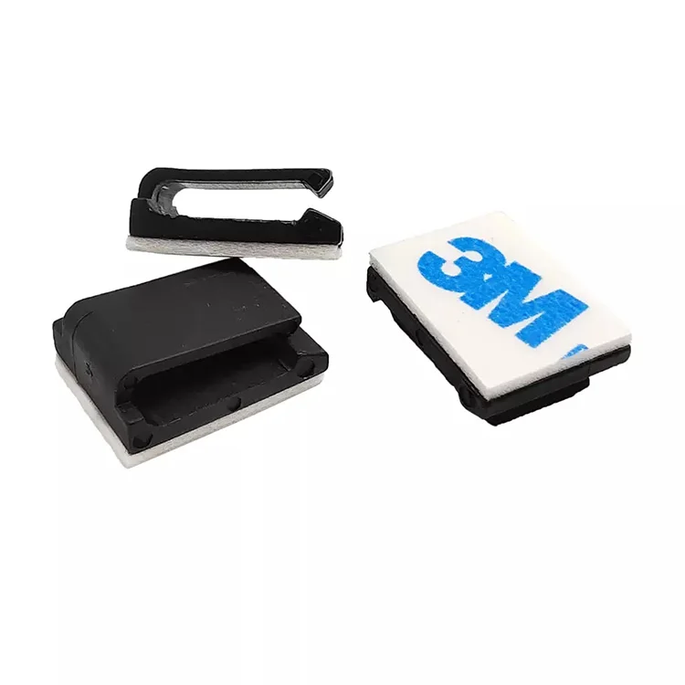 NC1316 Self-adhesive cable clip 10mm lamp with retaining clamp Flat wire self adhesive tie mounts