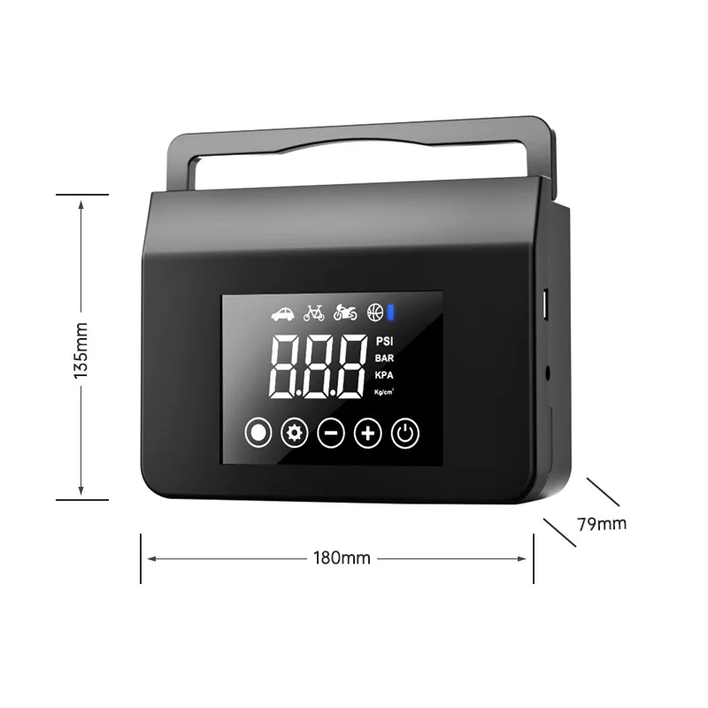 Jump Starter With Air Compressor 12V 10000Mah 600A Car Battery 150 Psi Portable Car Power Bank Jump Starter With Tyre Inflator