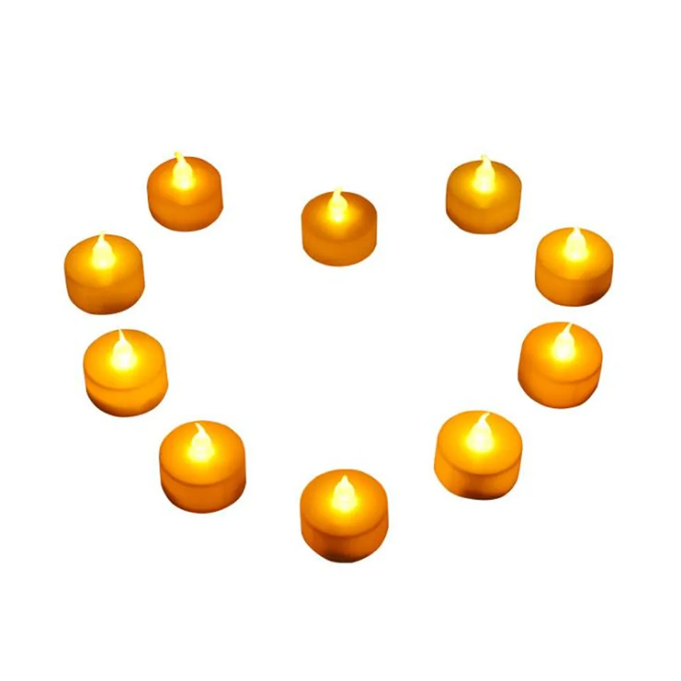 Romantic Lights LED Battery Flameless Candles with Flickering Flashing Christmas Candle 3d Real Flame Plastic