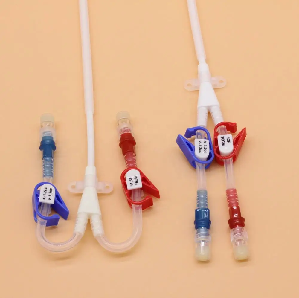 Double and Triple Lumen Hemodialysis Catheter Disposable Haemodialysis Catheter Haemodialysis Kit Dialysis Catheter