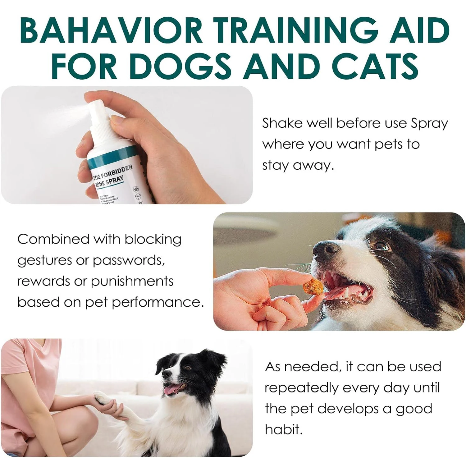 OEM Private Label Corrector No Chew Stop Dogs & Cats Biting Anti Chew Bitter Spray For Pets Behavior Training