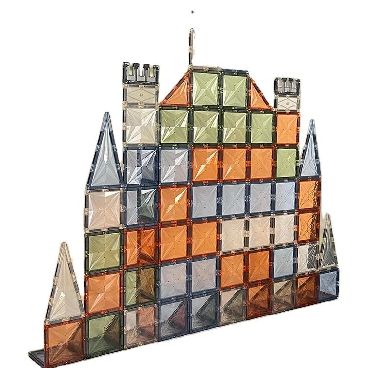 Magnetic Building Blocks 100 120 Pieces Magnet Toys Building Strongest Magnetic Tiles