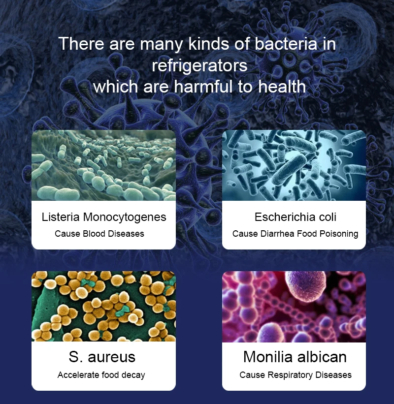 Home M9 Mini Ozone Generator Usb Air Deodorizer Sterilize Electric USB Rechargeable Ozone Refrigerator Deodorizer Air Purifier