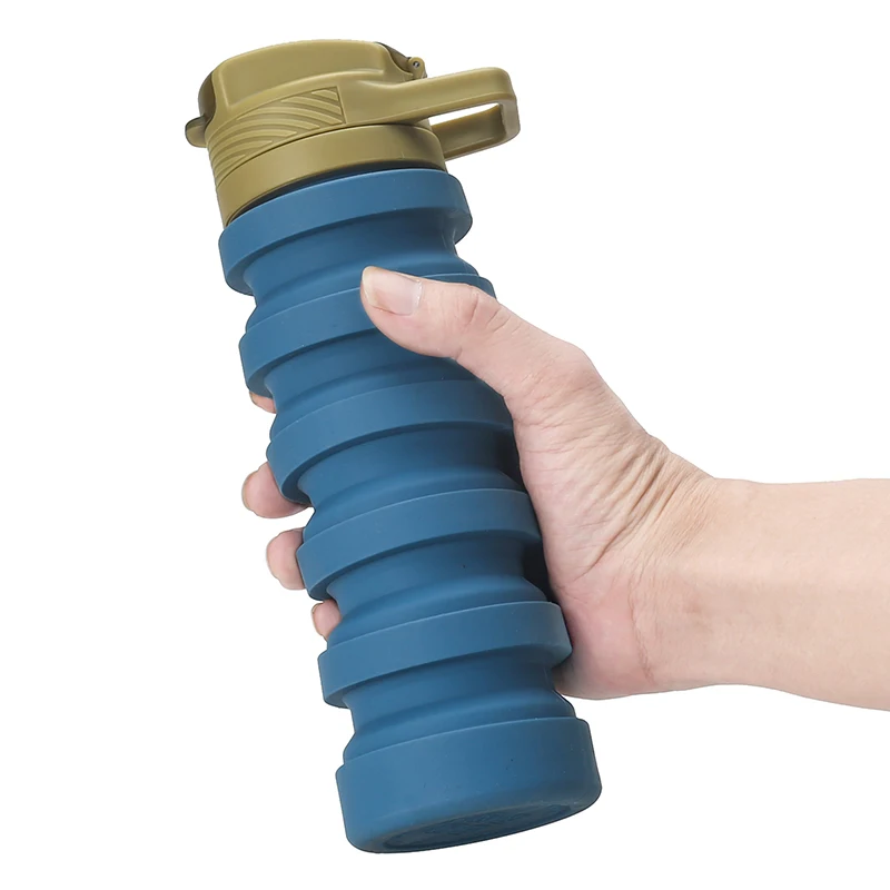 Leakproof Football Sport Water Bottle Houseware Roll Up Water Bottle