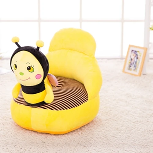 Carton Animal Design Polyester Fabric Soft Sofa For Kids