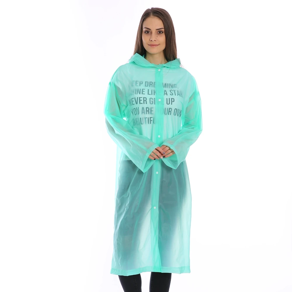 cheap PVC long raincoat waterproof custom full body adult rain coat