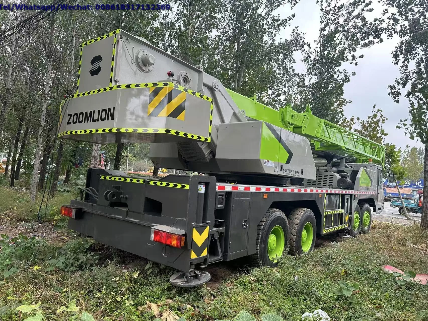 Подержанный Zoomlion 50-тонный автокран ZTC500V мобильный кран 40-тонный с 5-секционными стрелами