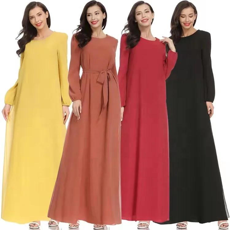 Длинное хиджаб-платье khimar с полным покрытием, молитвенные Женские повседневные Абайи, мусульманские платья, кафтан