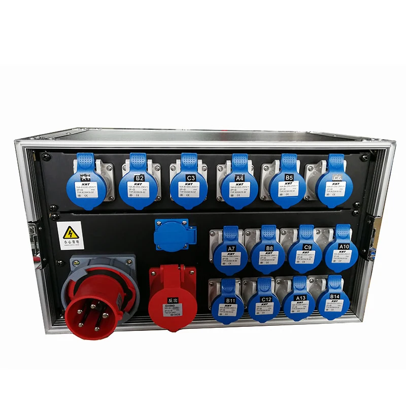 Лидер продаж, штепсельная распределительная коробка для освещения сцены, портативная распределительная коробка, промышленная розетка, сценическая мощность