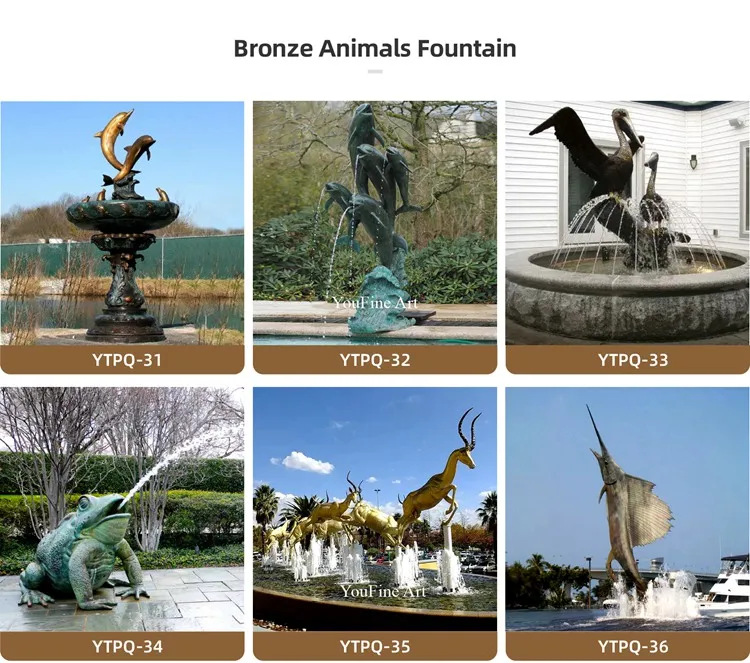 Bronze animals Fountain