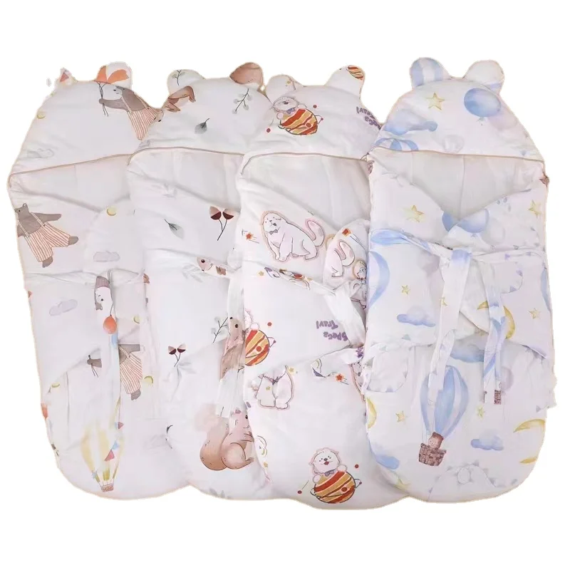 High end baby cotton butterfly clothing, baby swaddle cotton quilt 78 * 80 * 30CM