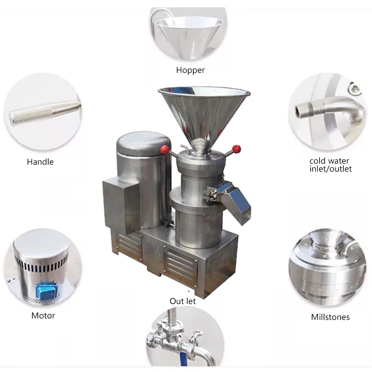 Factory Direct Bitumen Emulsion Colloid Mill Colloid Mill Machine Peanut Butter