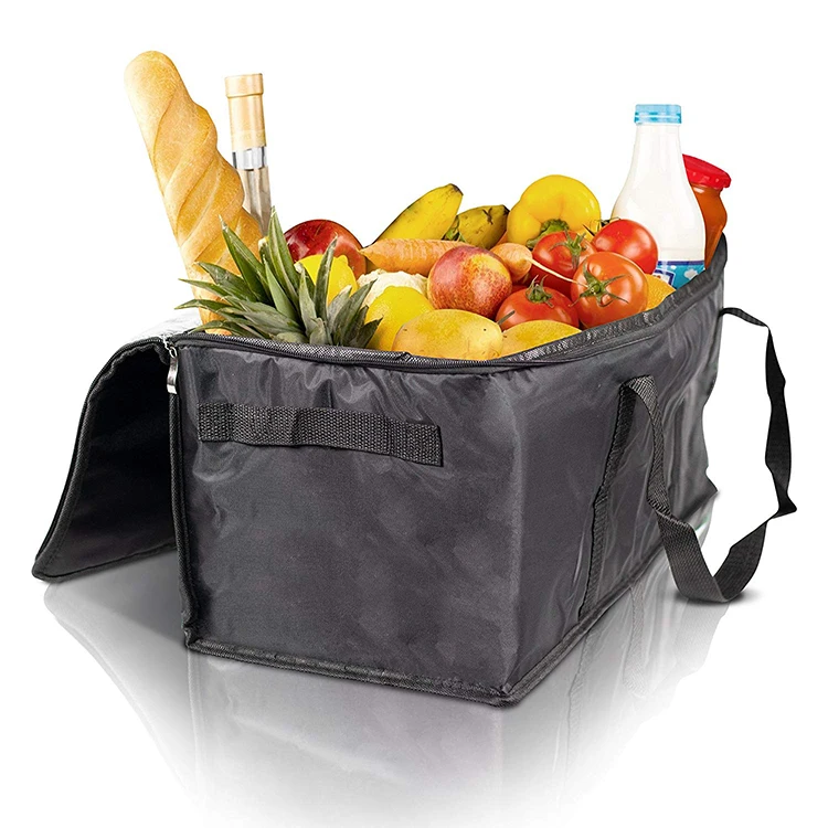 Recyclable food insulation bag Non-Woven coated aluminum foil Refrigerated bag for catering