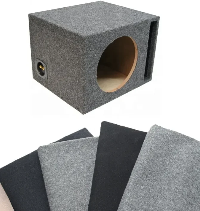 100% polyester nonwoven fabric portable wireless bluetooth speaker fabric /speaker grill cloth fabric/auto upholstery fabric