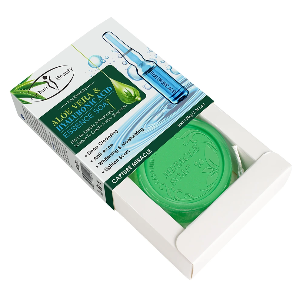 Aichun Beauty 100 г органическое мыло для сыворотки экстракт алоэ вера Очищающий кожу лица