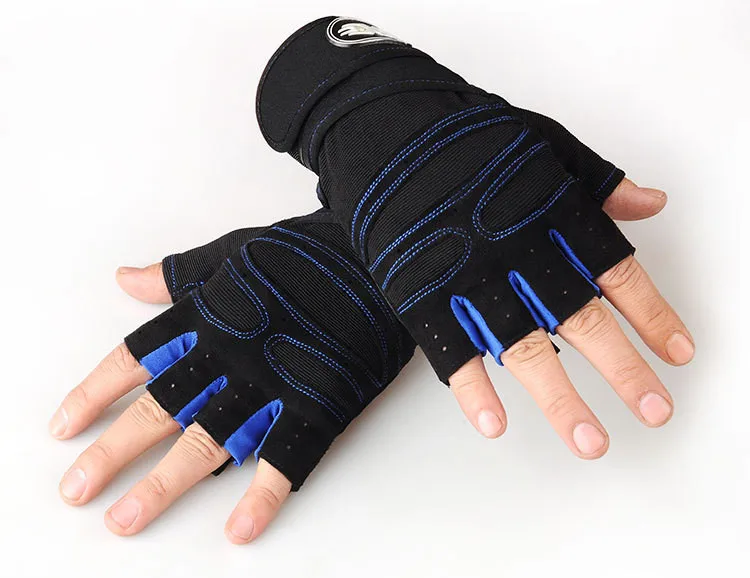 wholesale custom gym gloves weight lifting body building training fitting cycling gym equipment sport fitness gloves