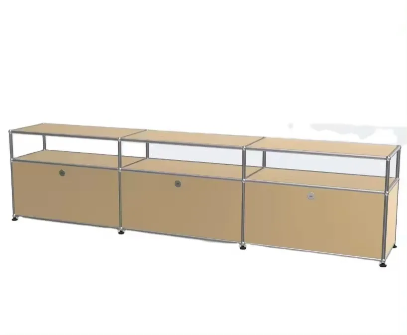 Modular Haller Furniture Metal Storage Sideboard Stainless Steel Cabinet Haller Cabinet  Board
