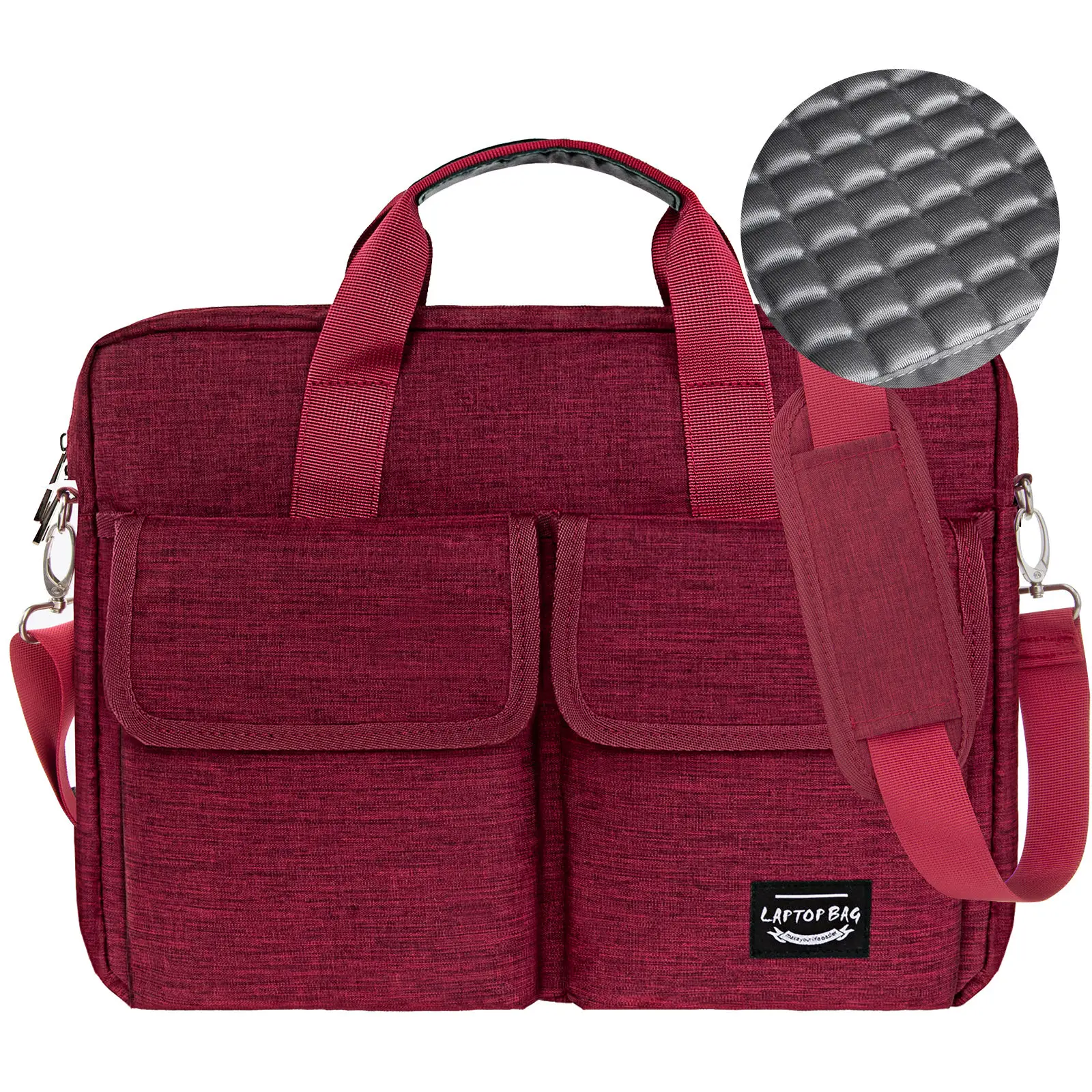 Waterproof Portable Office Organizer Macbook Case Briefcase Bags Waterproof Women Men Shakeproof Laptop Bag