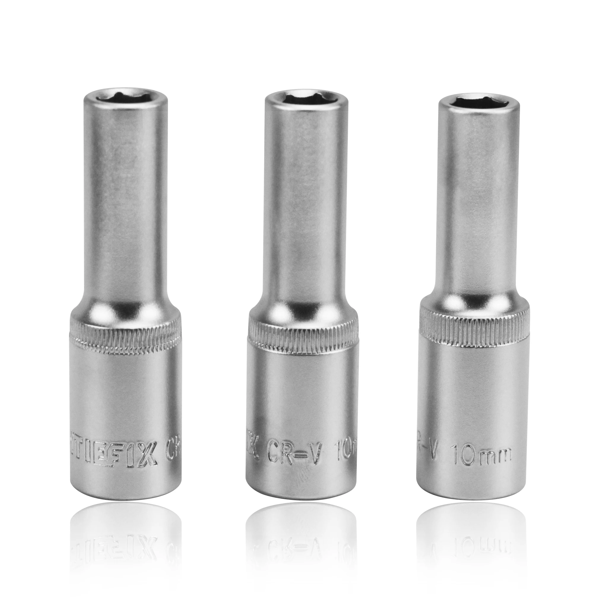 New 1/2inch 10mm CRV Hand Tool 6 Point Deep Socket Hexagon Repair Tool Drive Deep Socket