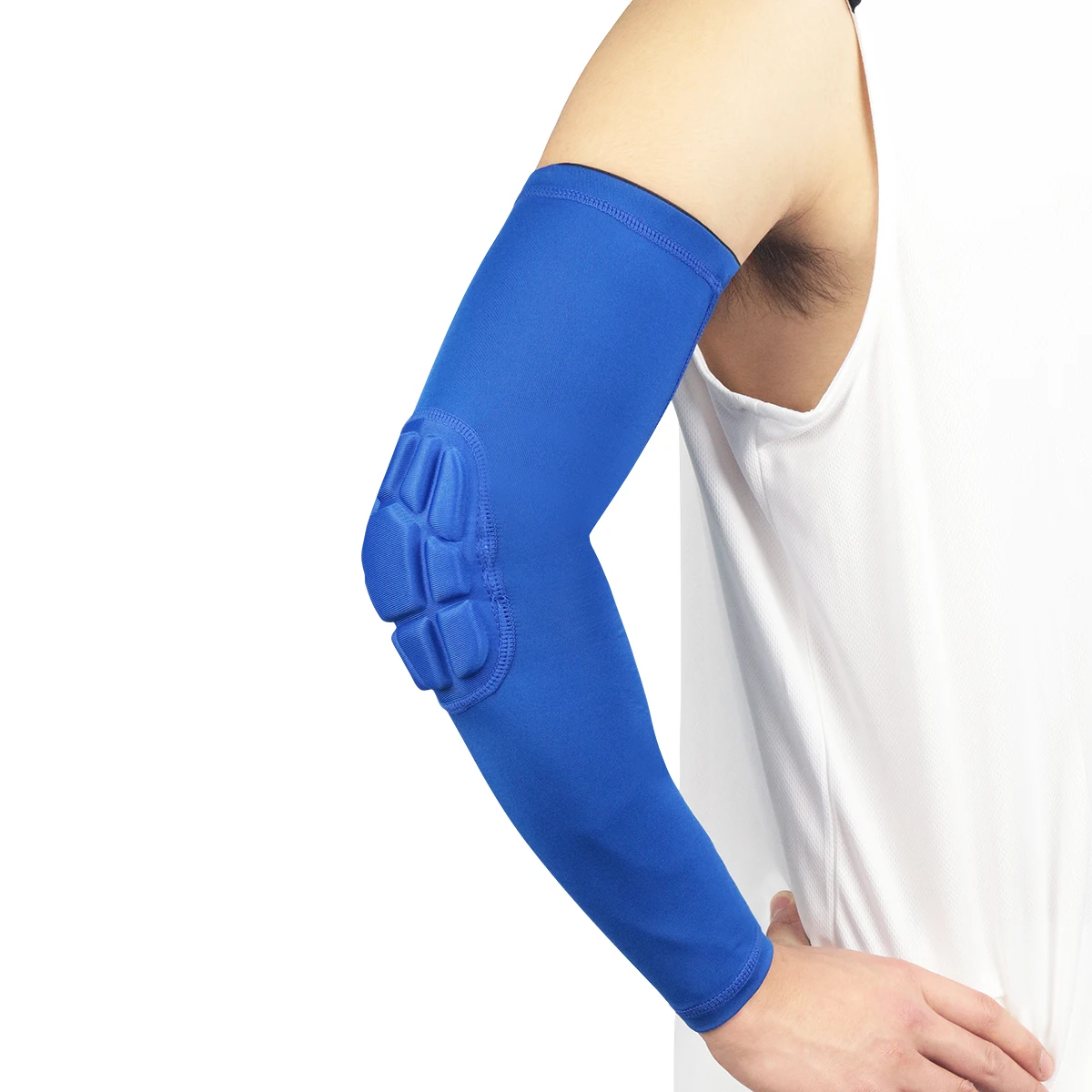 Logo Custom Compression Arm Sleeve Sports Black Arm Sleeves Cycling Basketball UV Protector Compression Sleeve Arm